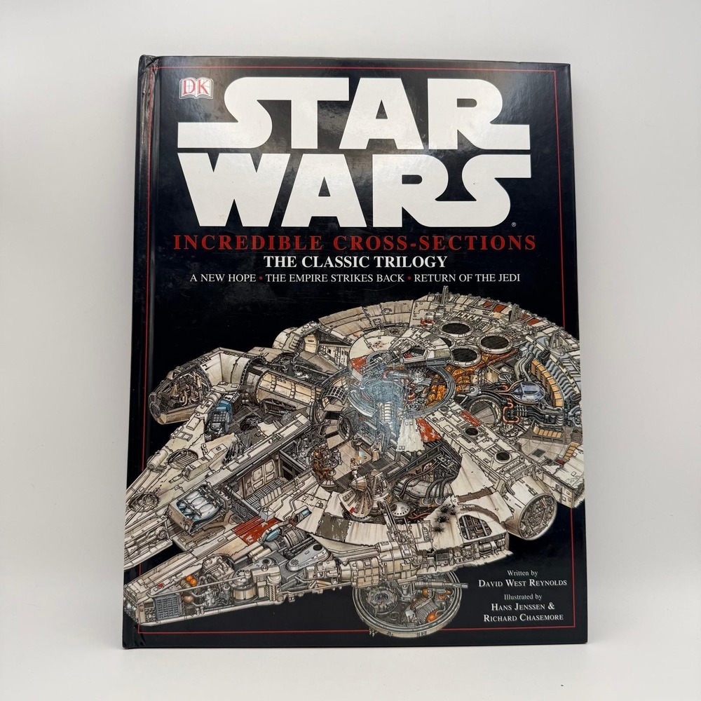 Star Wars Incredible Cross-Sections The Classic Trilogy Hardcover DK 2012 Book